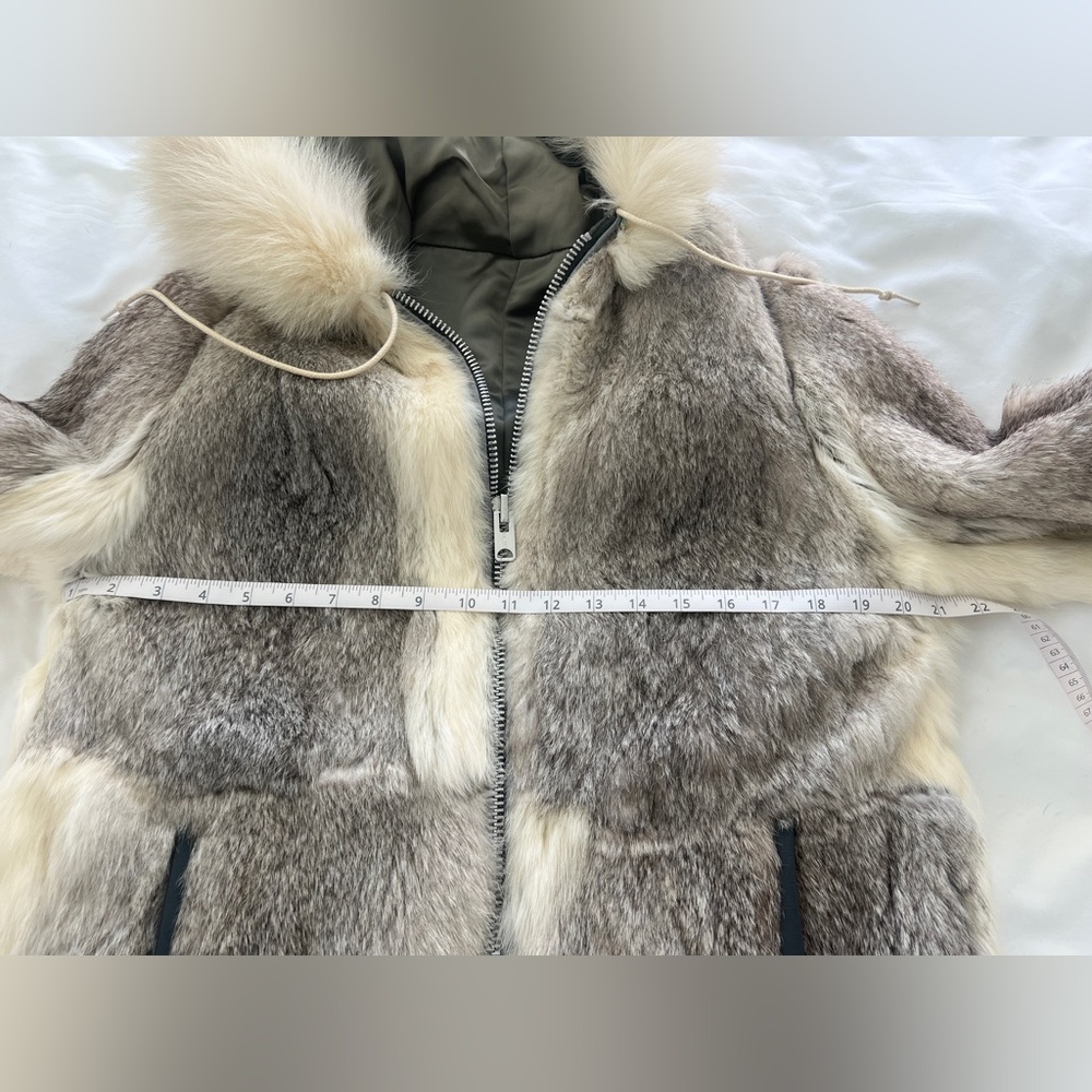 Real Rabbit Fur Coat - Picture 10 of 12